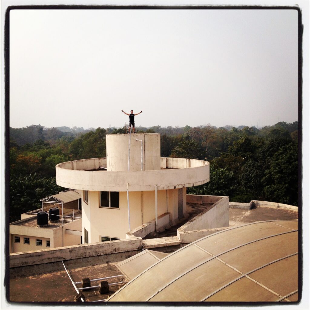 Keith Schmidt on top of the world!